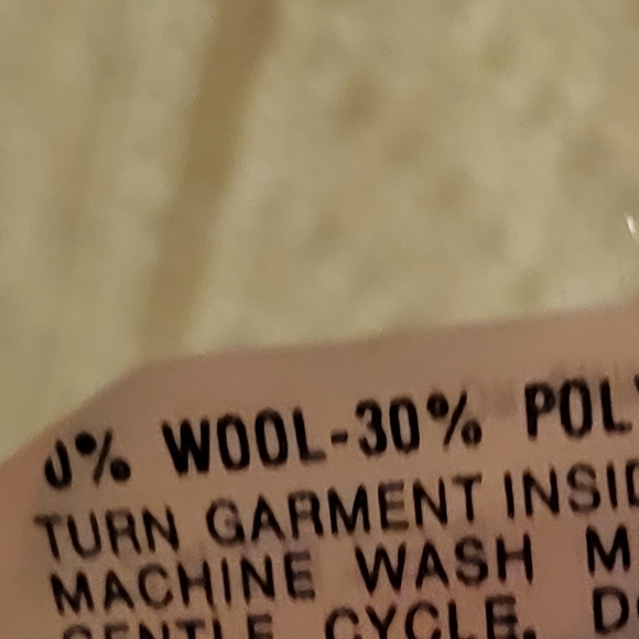 Vintage Robert Bruce Mens Cream Wool Blend Ski Sweater Sz Large Made In The USA - Picture 7 of 7